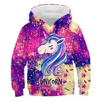 Children's Unicorn Hooded Sweat Tops