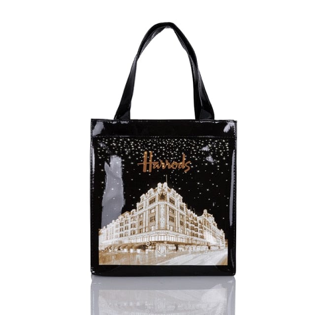 London Style PVC Reusable Luxury Shopping Bag