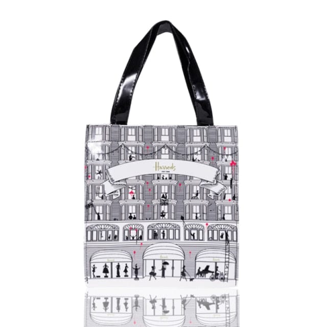 London Style PVC Reusable Luxury Shopping Bag