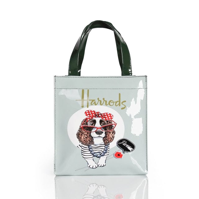 London Style PVC Reusable Luxury Shopping Bag