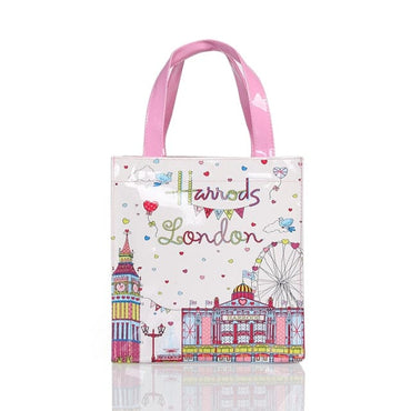 London Style PVC Reusable Luxury Shopping Bag