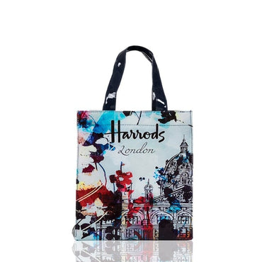 London Style PVC Reusable Luxury Shopping Bag