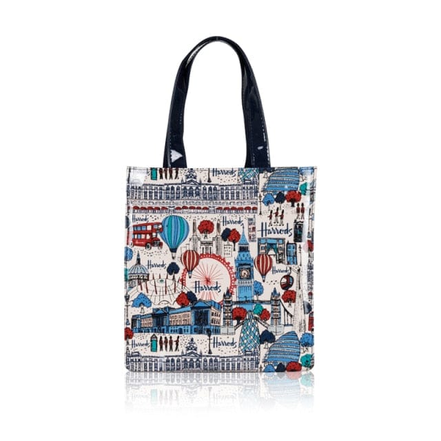 London Style PVC Reusable Luxury Shopping Bag