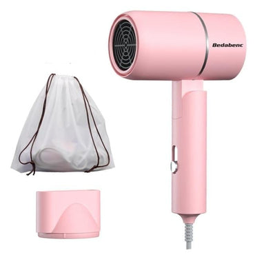 Travel Hairdryer With Carrying Bag - east2cart.uk