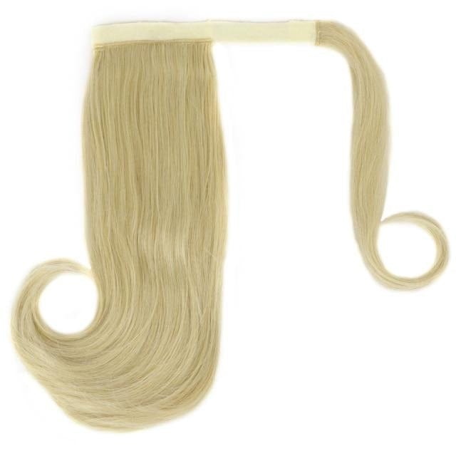 Vigorous Corn Wavy Long Ponytail Synthetic Hairpiece Wrap on Clip Hair Extensions Ombre Brown Pony Tail Blonde Fack Hair - east2cart.uk