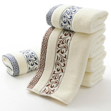 Men's Embroidered Luxury Bath Towels - east2cart.uk