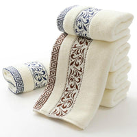 Men's Embroidered Luxury Bath Towels - east2cart.uk