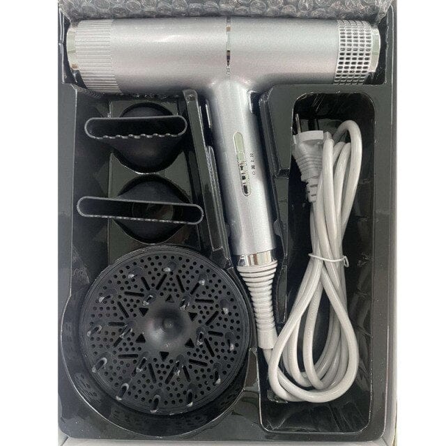 Powerful Blowing Anion Hair Dryer Professional Negative Ion Hair Blower Overheating Protect Low Noise Hair Drying Styling Tool - east2cart.uk