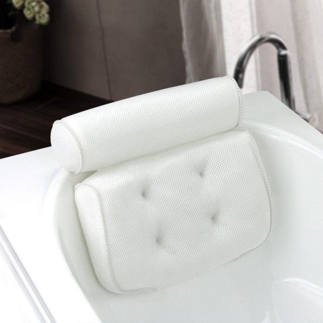 Long Bath Pillow SPA Bath Tub Mat Non-slip Bath Cushion Bathtub Mat Hangable Neck Cushion Bathroom Accessories Dropshipping - east2cart.uk