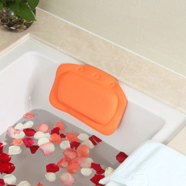 Long Bath Pillow SPA Bath Tub Mat Non-slip Bath Cushion Bathtub Mat Hangable Neck Cushion Bathroom Accessories Dropshipping - east2cart.uk