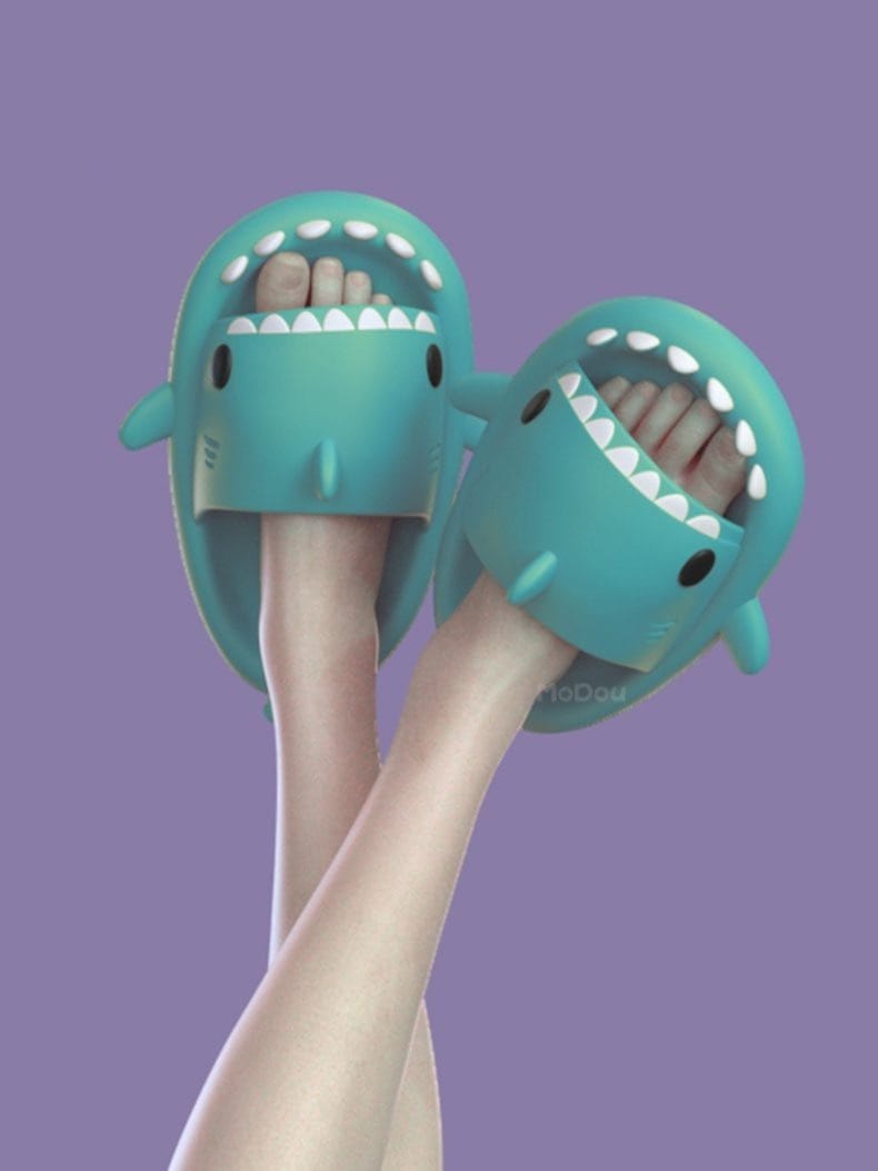 Children's Shark Shape Slippers - east2cart.uk