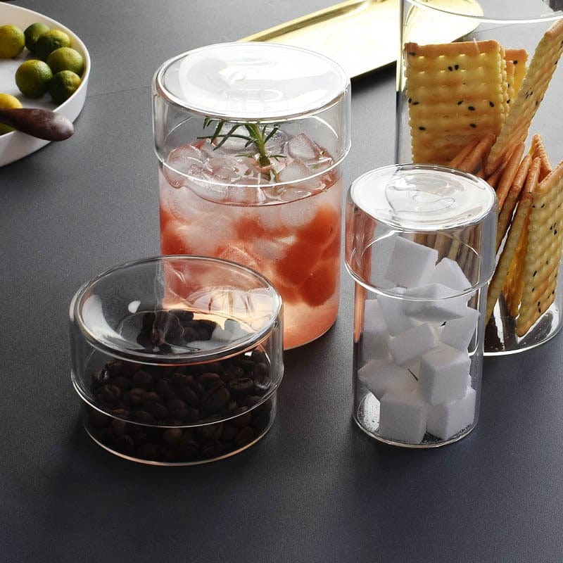 Mason Glass Storage Jars - east2cart.uk