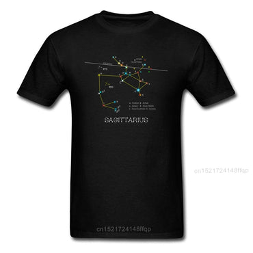 Zodiac Constellation Cotton T-shirt