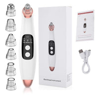 Ultrasonic Skin Scrubber Facial Pore Cleaner Moisturizing Facial Steamer Extractor Blackhead removal Deep Clean Skin Care Tool - east2cart.uk