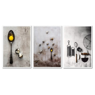 Nordic Modern Style Kitchen Utensils and Appliances Art Poster