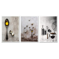 Nordic Modern Style Kitchen Utensils and Appliances Art Poster