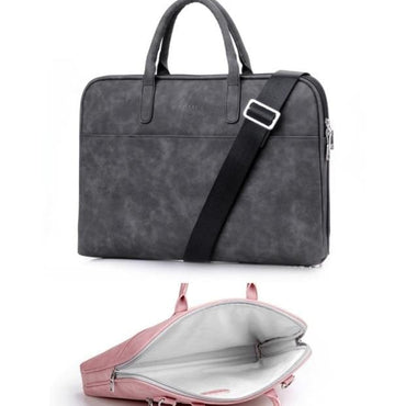 Ladies PU Leather Laptop Bag - east2cart.uk