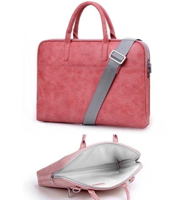 Ladies PU Leather Laptop Bag - east2cart.uk