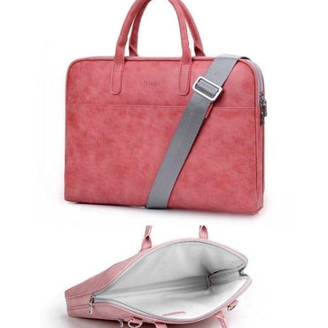 Ladies PU Leather Laptop Bag - east2cart.uk