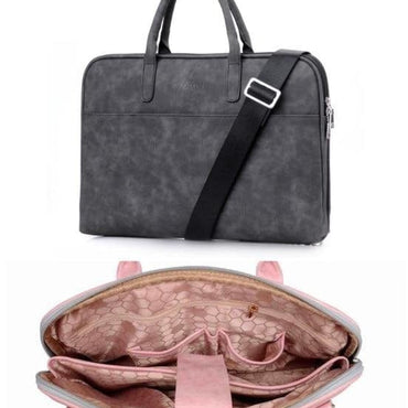 Ladies PU Leather Laptop Bag - east2cart.uk