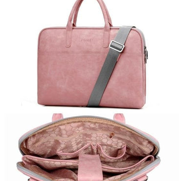 Ladies PU Leather Laptop Bag - east2cart.uk