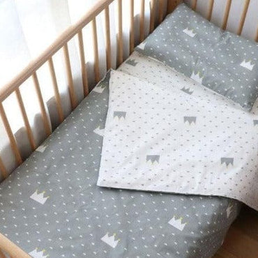 Nordic Striped Star Crib Bedding Set For Newborn - east2cart.uk