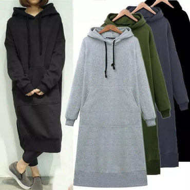 Hooded Winter Oversized Dress