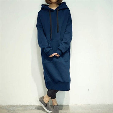 Hooded Winter Oversized Dress