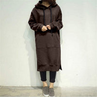 Hooded Winter Oversized Dress