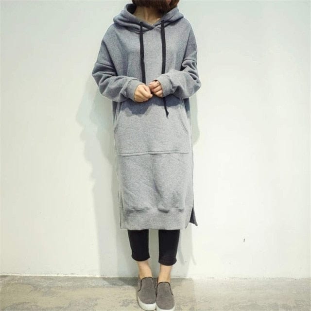 Hooded Winter Oversized Dress