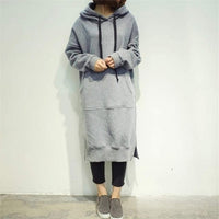 Hooded Winter Oversized Dress