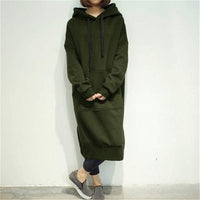 Hooded Winter Oversized Dress