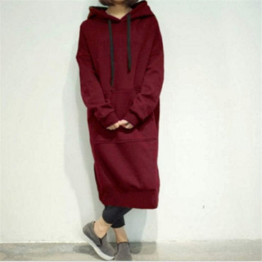 Hooded Winter Oversized Dress