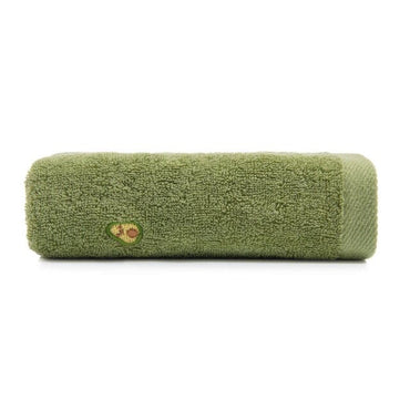 Avocado Embroidered Luxury Thick Cotton Bath Towels - east2cart.uk
