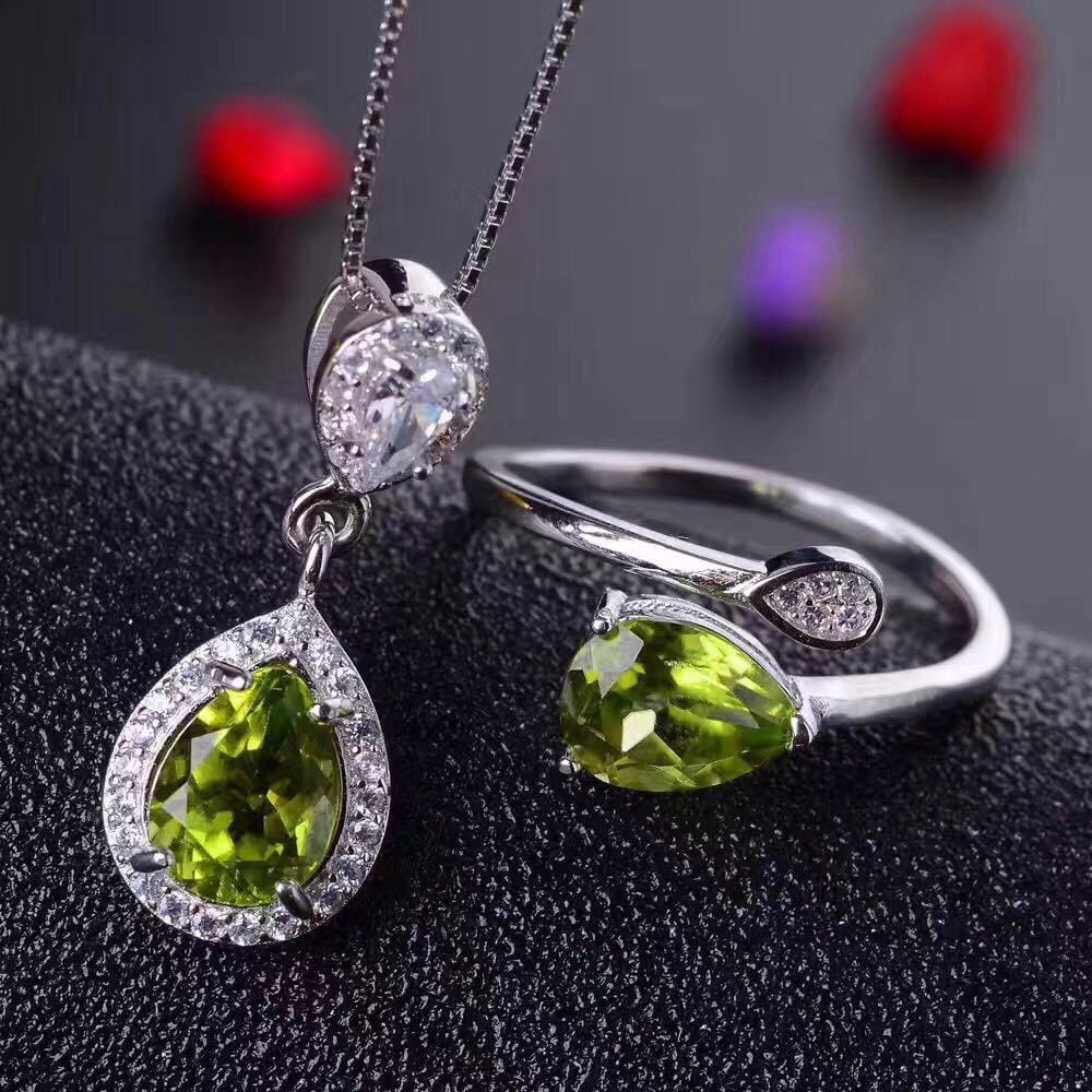 Boutique Genuine Peridot Necklace - east2cart.uk