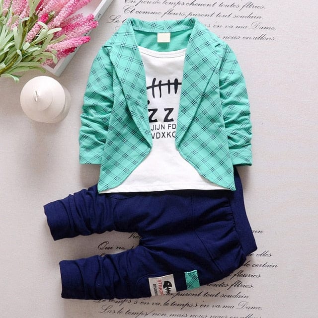 2PC Set Boys Long Sleeve Party Clothing