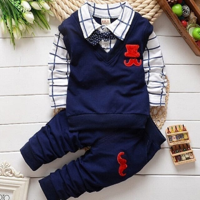 2PC Set Boys Long Sleeve Party Clothing