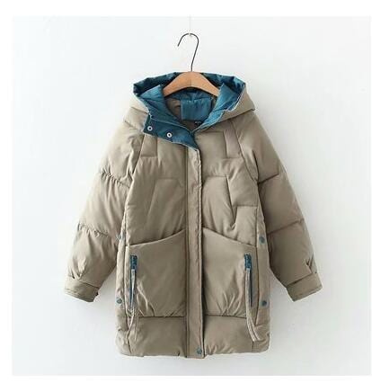 Winter Thick Hooded Down Jacket