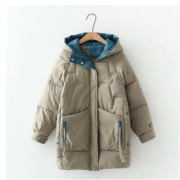 Winter Thick Hooded Down Jacket