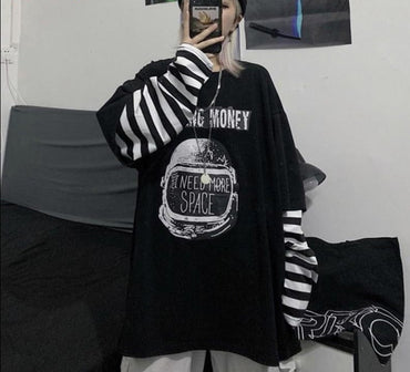 Creative Long Sleeve Oversized Sweatshirts