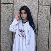 Creative Long Sleeve Oversized Sweatshirts