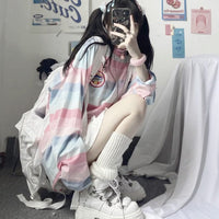 Creative Long Sleeve Oversized Sweatshirts