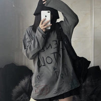 Creative Long Sleeve Oversized Sweatshirts