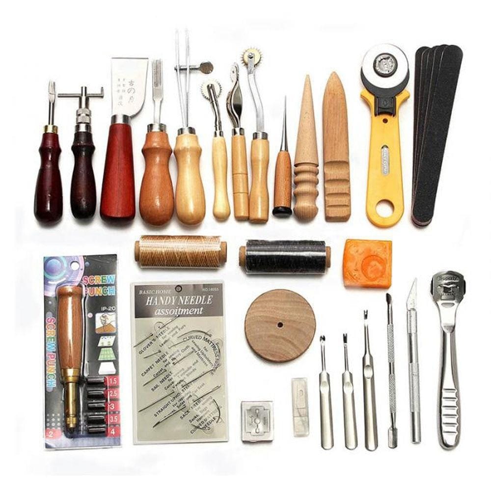 Professional Leather Craft Tools Kit