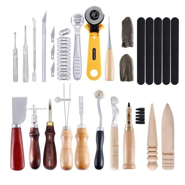 Professional Leather Craft Tools Kit