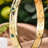 Luxury Cubic Zirconia Gold Color Bracelet - east2cart.uk