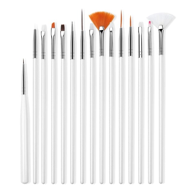 Nails Art Brushes For Manicure Set 3D Pen UV Gel Acrylic Extension Builder Brushes Nail Accessoires Tool Nail Brushes Decoration - east2cart.uk