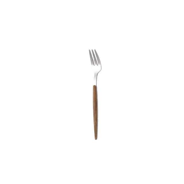 5Pcs/ Stainless Steel Cutlery With Wooden Handle - east2cart.uk