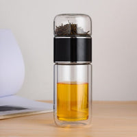 Drinkware Double Glass Infuser Bottle - east2cart.uk