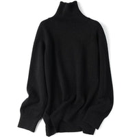 Autumn Winter Ladies Oversized Cashmere Jumper - east2cart.uk